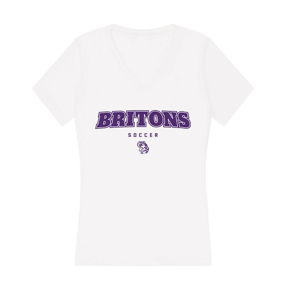 Albion - NCAA Women's Soccer : Maggie Warden - Women's V-Neck T-Shirt-0