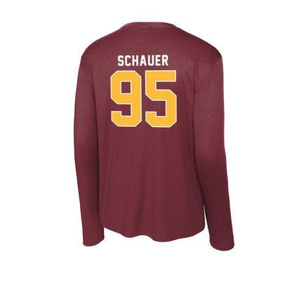 UMN Duluth - NCAA Football : Brady Schauer - Activewear Long Sleeve T-Shirt-1