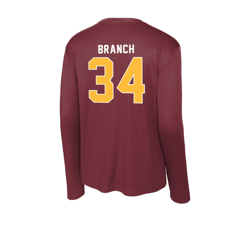 UMN Duluth - NCAA Football : Nate Branch - Activewear Long Sleeve T-Shirt-1