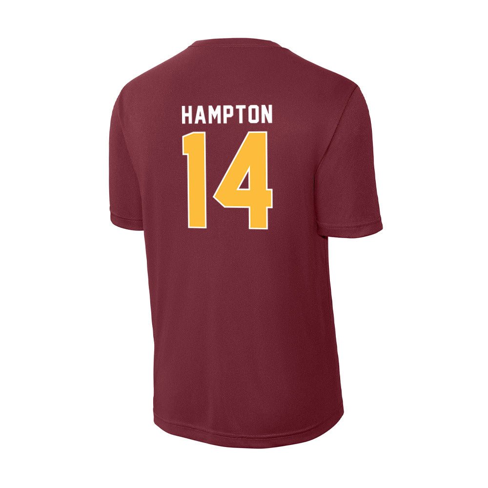 UMN Duluth - NCAA Football : Isaiah Hampton - Activewear T-Shirt-1