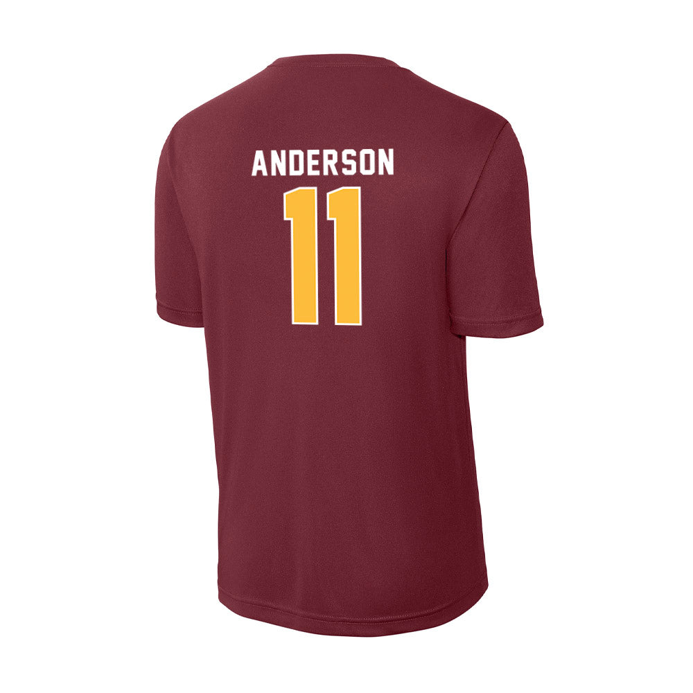 UMN Duluth - NCAA Men's Ice Hockey : Hunter Anderson - Activewear T-Shirt-1