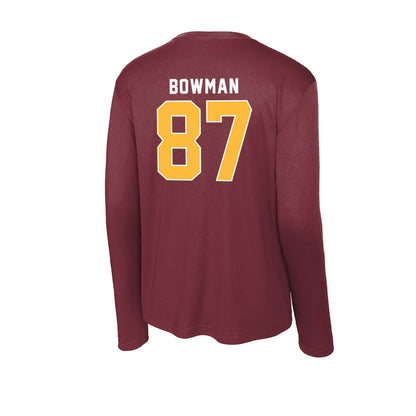 UMN Duluth - NCAA Football : Trace Bowman - Activewear Long Sleeve T-Shirt-1