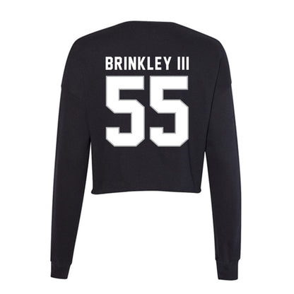 Northwest Missouri State - NCAA Football : Lorenzo Brinkley III - Women's Cropped Crew Fleece-1