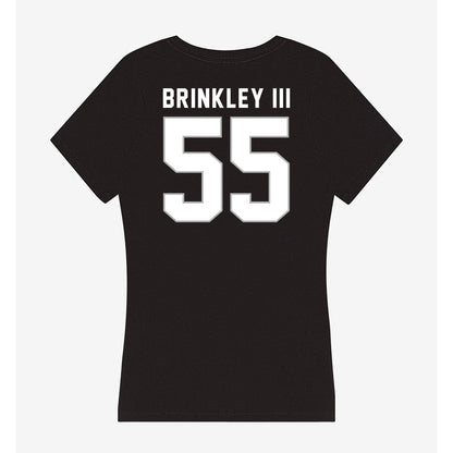 Northwest Missouri State - NCAA Football : Lorenzo Brinkley III - Women's V-Neck T-Shirt-1