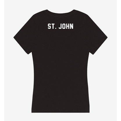 Northwest Missouri State - NCAA Men's Track & Field : Bentley St. John - Women's V-Neck T-Shirt-1