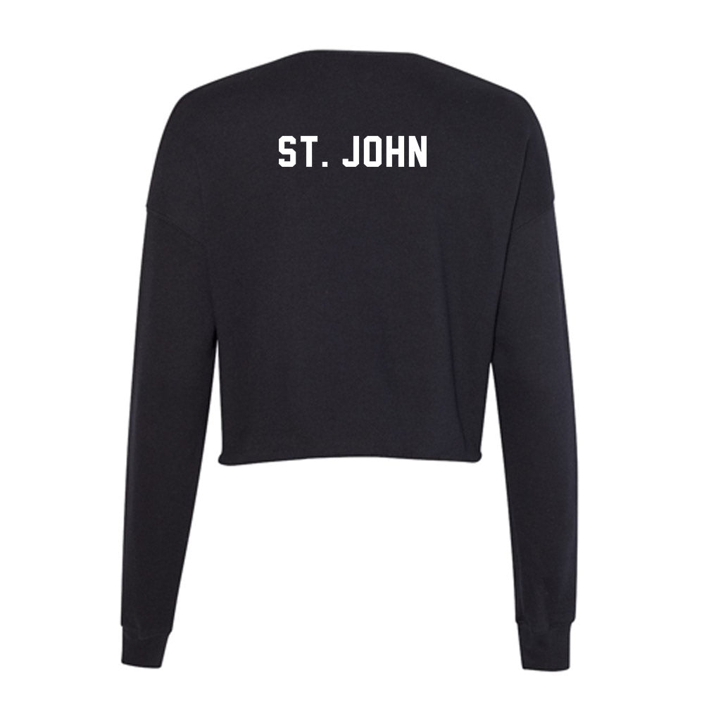 Northwest Missouri State - NCAA Men's Track & Field : Bentley St. John - Women's Cropped Crew Fleece-1