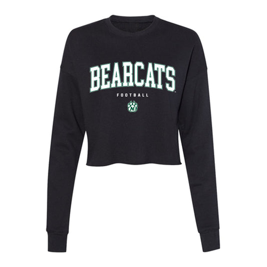 Northwest Missouri State - NCAA Football : Dominic Myers - Women's Cropped Crew Fleece-0