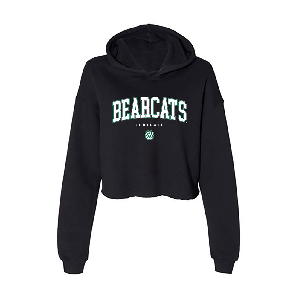 Northwest Missouri State - NCAA Football : Cooper Warren - Women's Crop Fleece Hoodie-0
