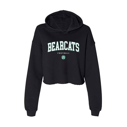Northwest Missouri State - NCAA Football : Cooper Warren - Women's Crop Fleece Hoodie-0