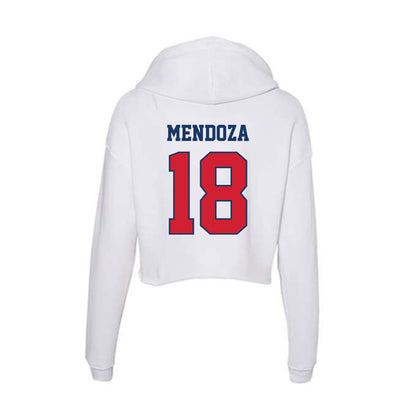 Francis Marion - NCAA Women's Volleyball : Mya Mendoza - Women's Crop Fleece Hoodie-1