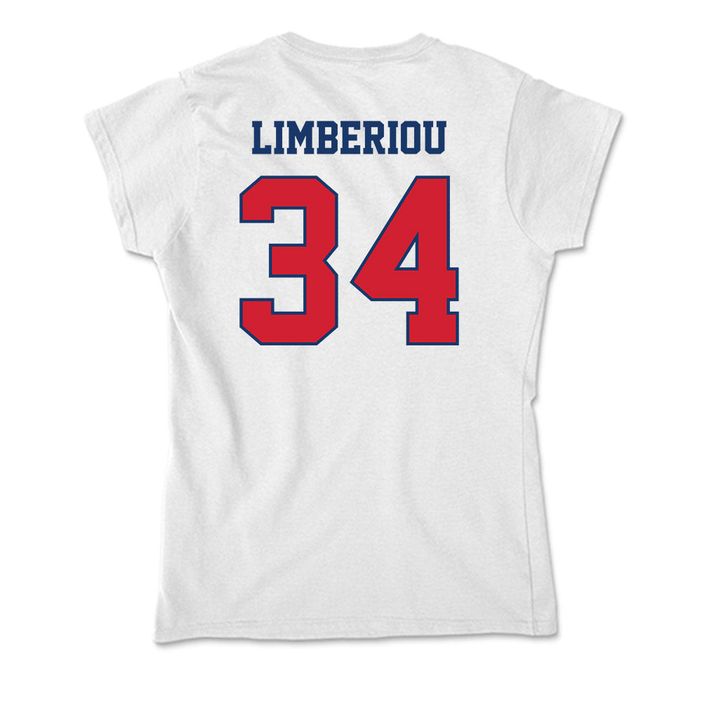 Francis Marion - NCAA Acrobatics & Tumbling : Mia Limberiou - Soft Style Women’s T-Shirt-1