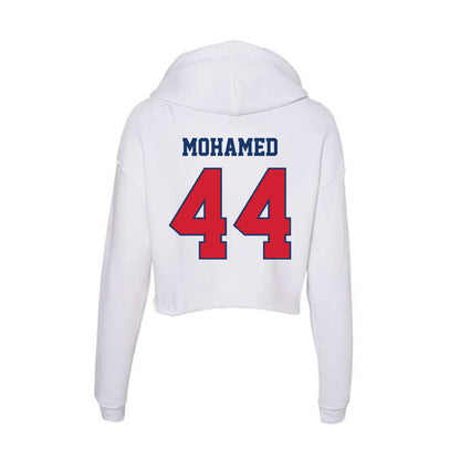 Francis Marion - NCAA Men's Soccer : Zaid Mohamed - Women's Crop Fleece Hoodie-1