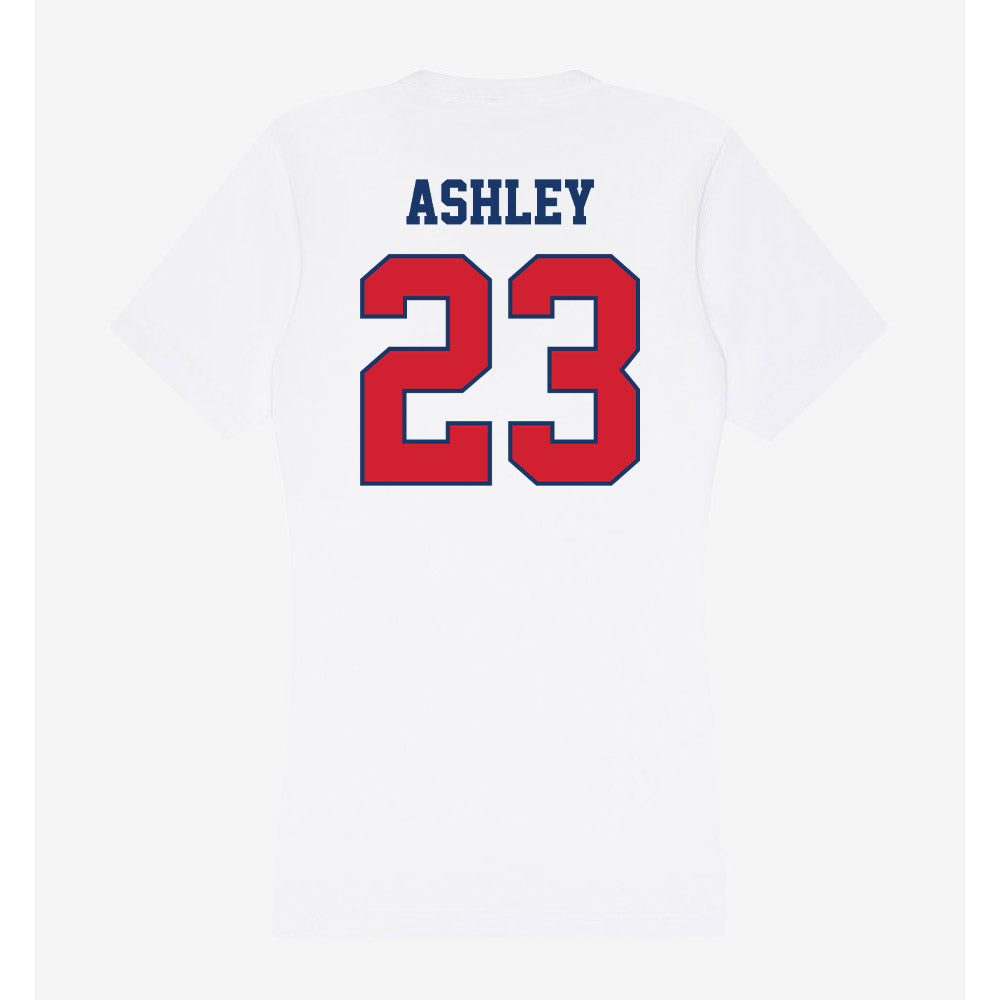 Francis Marion - NCAA Women's Soccer : Izzy Ashley - Women's V-Neck T-Shirt-1