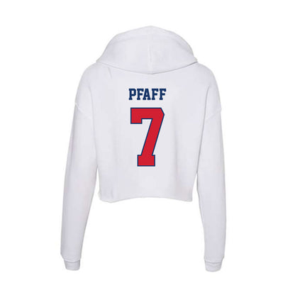 Francis Marion - NCAA Women's Soccer : Chloe Pfaff - Women's Crop Fleece Hoodie-1