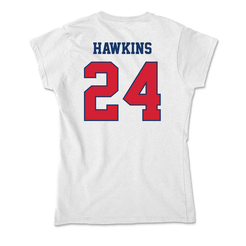 Francis Marion - NCAA Acrobatics & Tumbling : Melody Hawkins - Soft Style Women’s T-Shirt-1