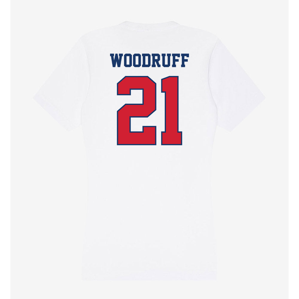 Francis Marion - NCAA Baseball : Daemon Woodruff - Women's V-Neck T-Shirt-1