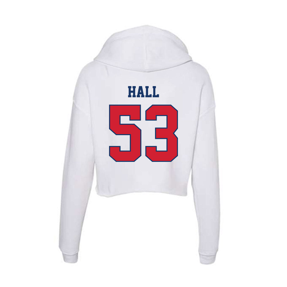 Francis Marion - NCAA Baseball : Tyson Hall - Women's Crop Fleece Hoodie-1