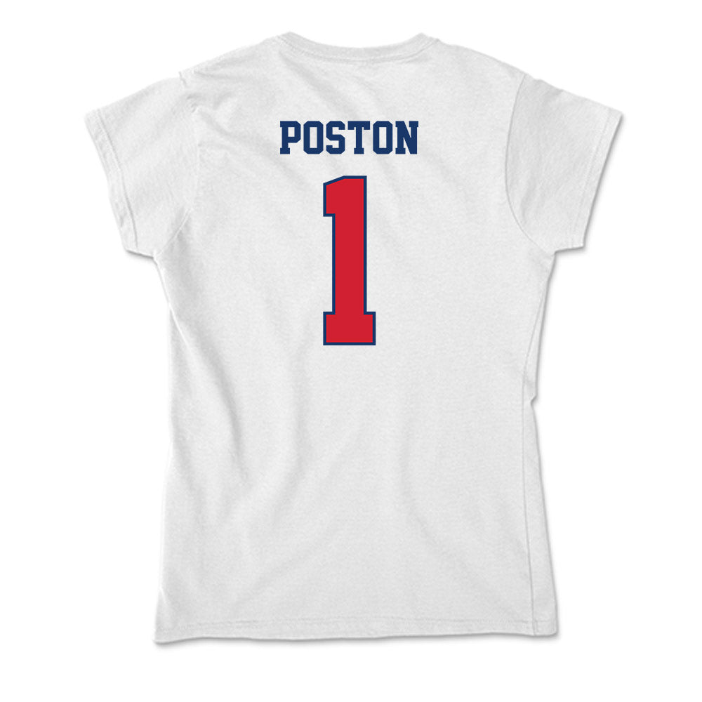 Francis Marion - NCAA Softball : Alyssa Poston - Soft Style Women’s T-Shirt-1