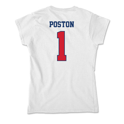 Francis Marion - NCAA Softball : Alyssa Poston - Soft Style Women’s T-Shirt-1