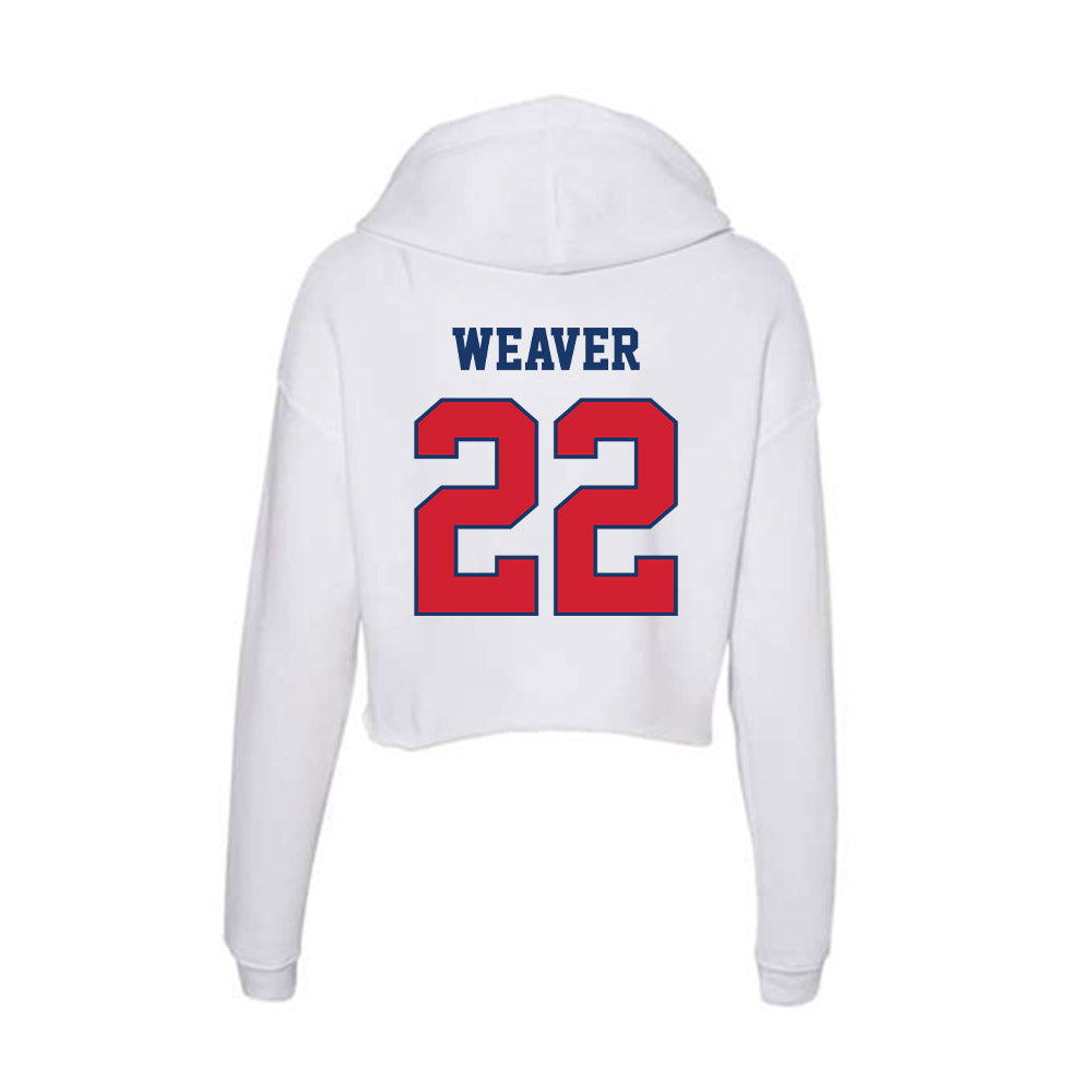 Francis Marion - NCAA Softball : Sydney Weaver - Women's Crop Fleece Hoodie-1