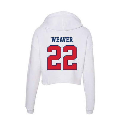 Francis Marion - NCAA Softball : Sydney Weaver - Women's Crop Fleece Hoodie-1