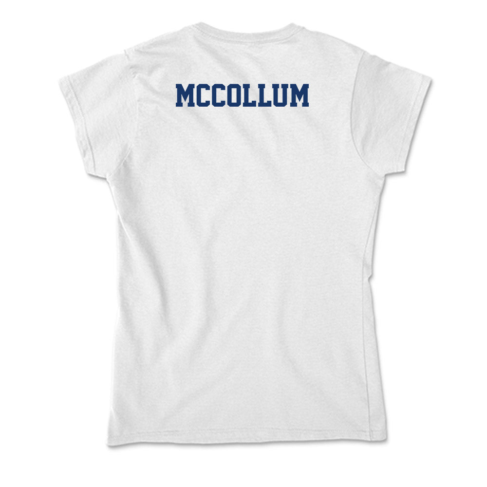 Francis Marion - NCAA Men's Track & Field : Larry Mccollum - Soft Style Women’s T-Shirt-1
