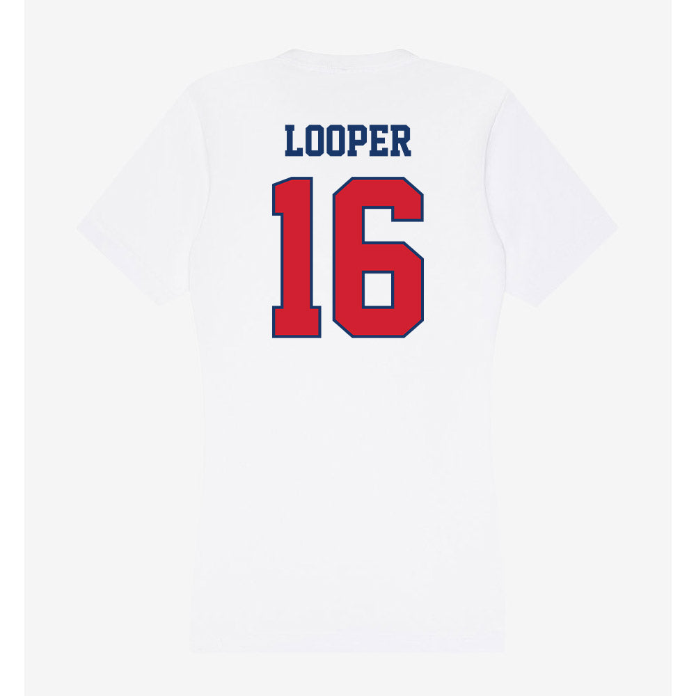 Francis Marion - NCAA Baseball : Hunter Looper - Women's V-Neck T-Shirt-1