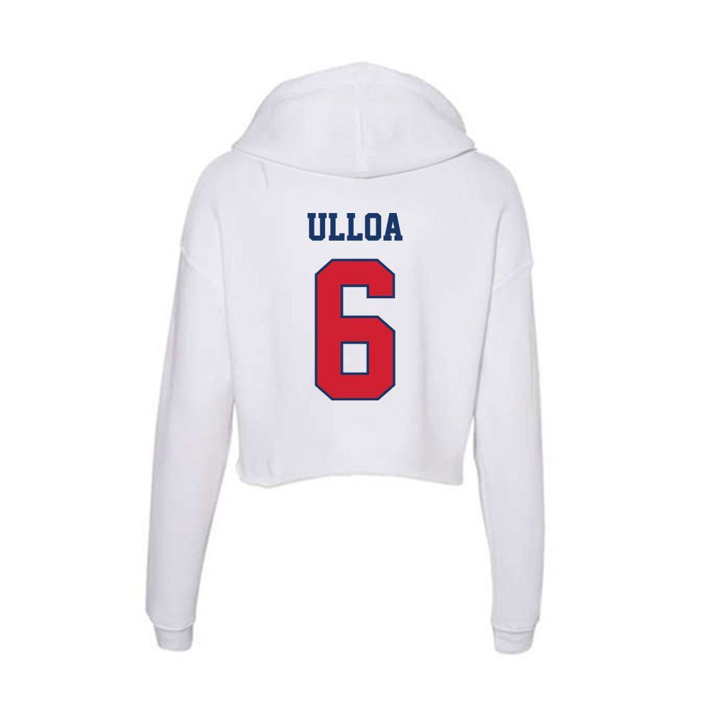 Francis Marion - NCAA Men's Soccer : Juan Ulloa - Women's Crop Fleece Hoodie-1