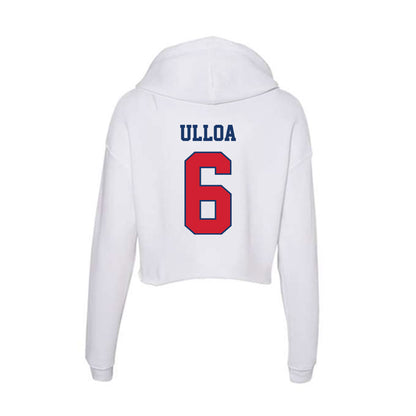 Francis Marion - NCAA Men's Soccer : Juan Ulloa - Women's Crop Fleece Hoodie-1