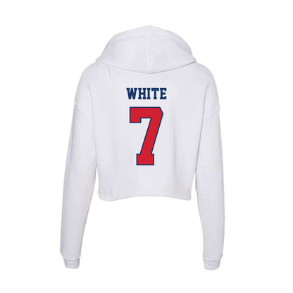Francis Marion - NCAA Softball : Madalyn White - Women's Crop Fleece Hoodie-1