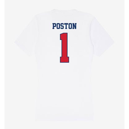Francis Marion - NCAA Softball : Alyssa Poston - Women's V-Neck T-Shirt-1