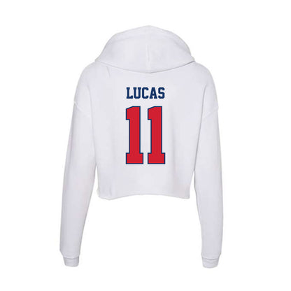 Francis Marion - NCAA Women's Volleyball : Caroline Lucas - Women's Crop Fleece Hoodie-1