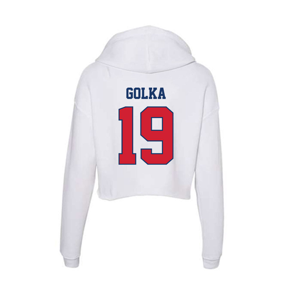 Francis Marion - NCAA Softball : Madelyn Golka - Women's Crop Fleece Hoodie-1