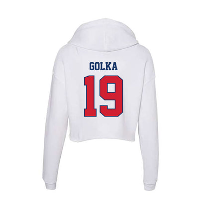 Francis Marion - NCAA Softball : Madelyn Golka - Women's Crop Fleece Hoodie-1