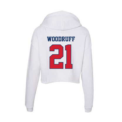 Francis Marion - NCAA Baseball : Daemon Woodruff - Women's Crop Fleece Hoodie-1