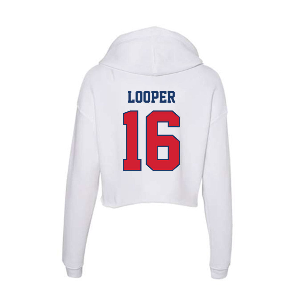 Francis Marion - NCAA Baseball : Hunter Looper - Women's Crop Fleece Hoodie-1