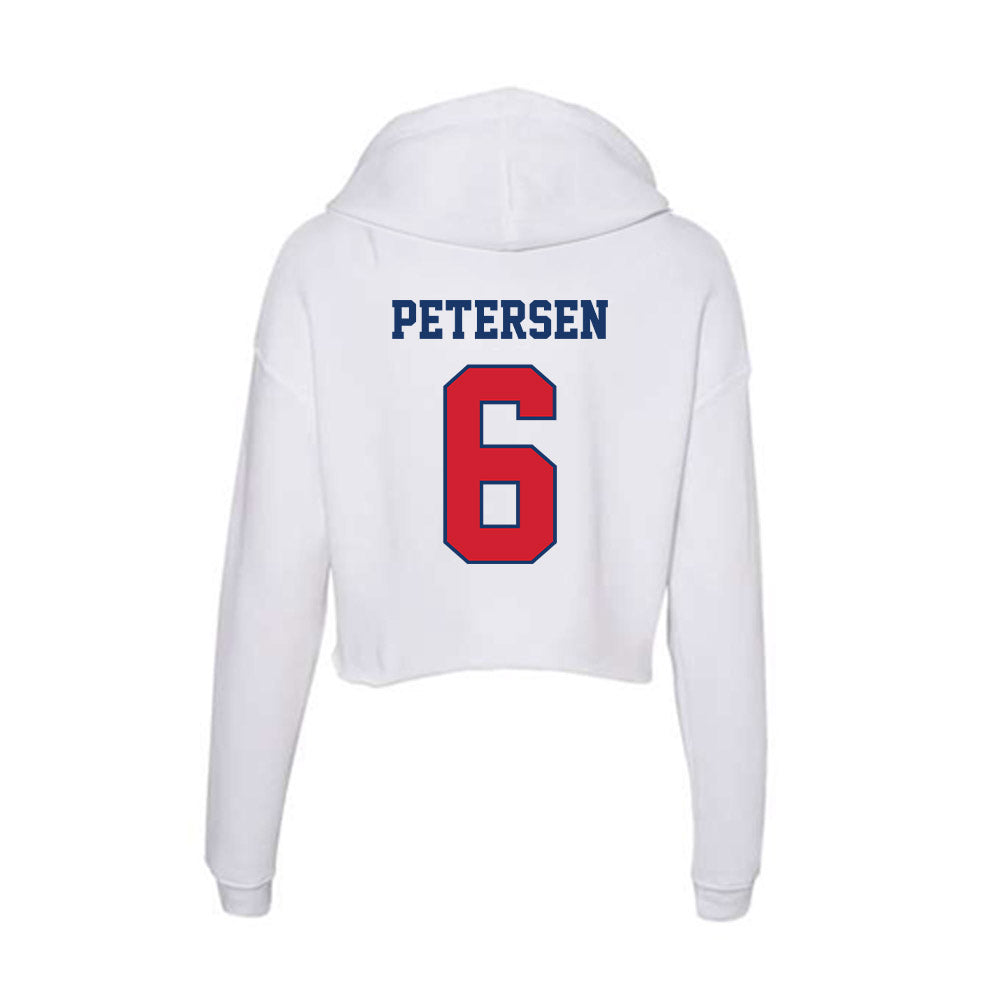 Francis Marion - NCAA Baseball : Rayth Petersen - Women's Crop Fleece Hoodie-1