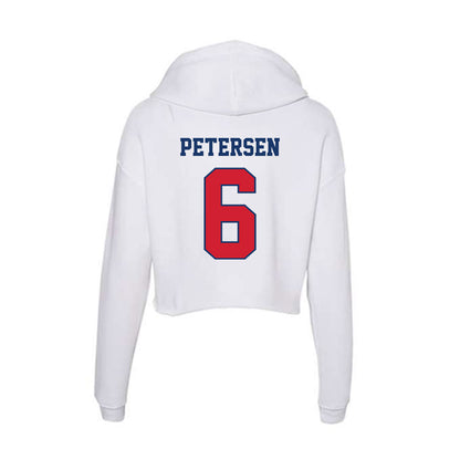 Francis Marion - NCAA Baseball : Rayth Petersen - Women's Crop Fleece Hoodie-1