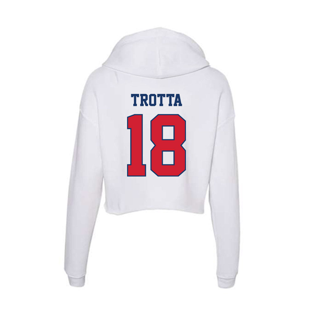 Francis Marion - NCAA Acrobatics & Tumbling : Mia Trotta - Women's Crop Fleece Hoodie-1