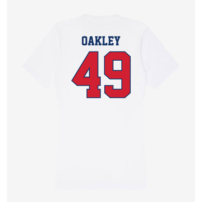 Francis Marion - NCAA Baseball : Caleb Oakley - Women's V-Neck T-Shirt-1