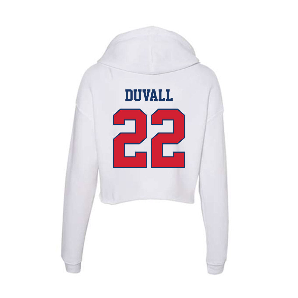 Francis Marion - NCAA Baseball : Sam Duvall - Women's Crop Fleece Hoodie-1