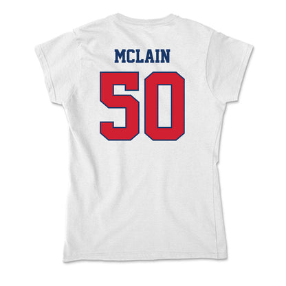 Francis Marion - NCAA Baseball : Reed McLain - Soft Style Women’s T-Shirt-1