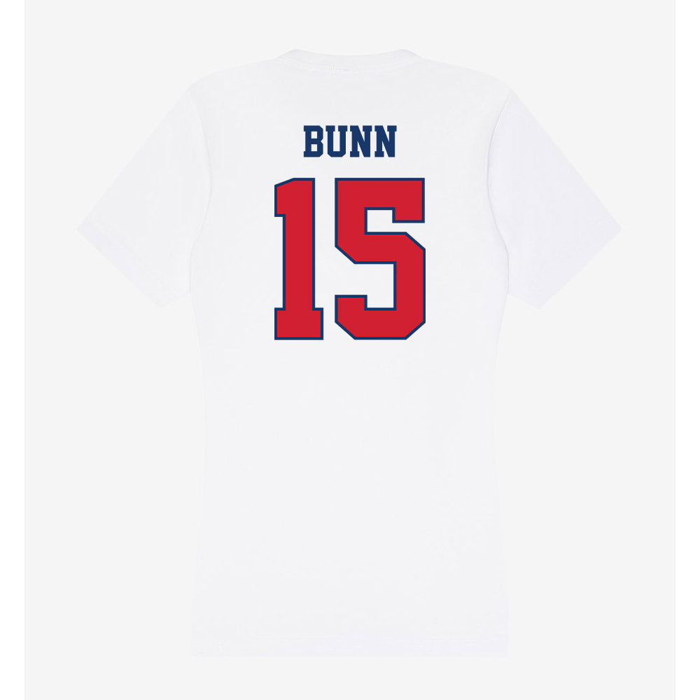 Francis Marion - NCAA Baseball : Austin Bunn - Women's V-Neck T-Shirt-1