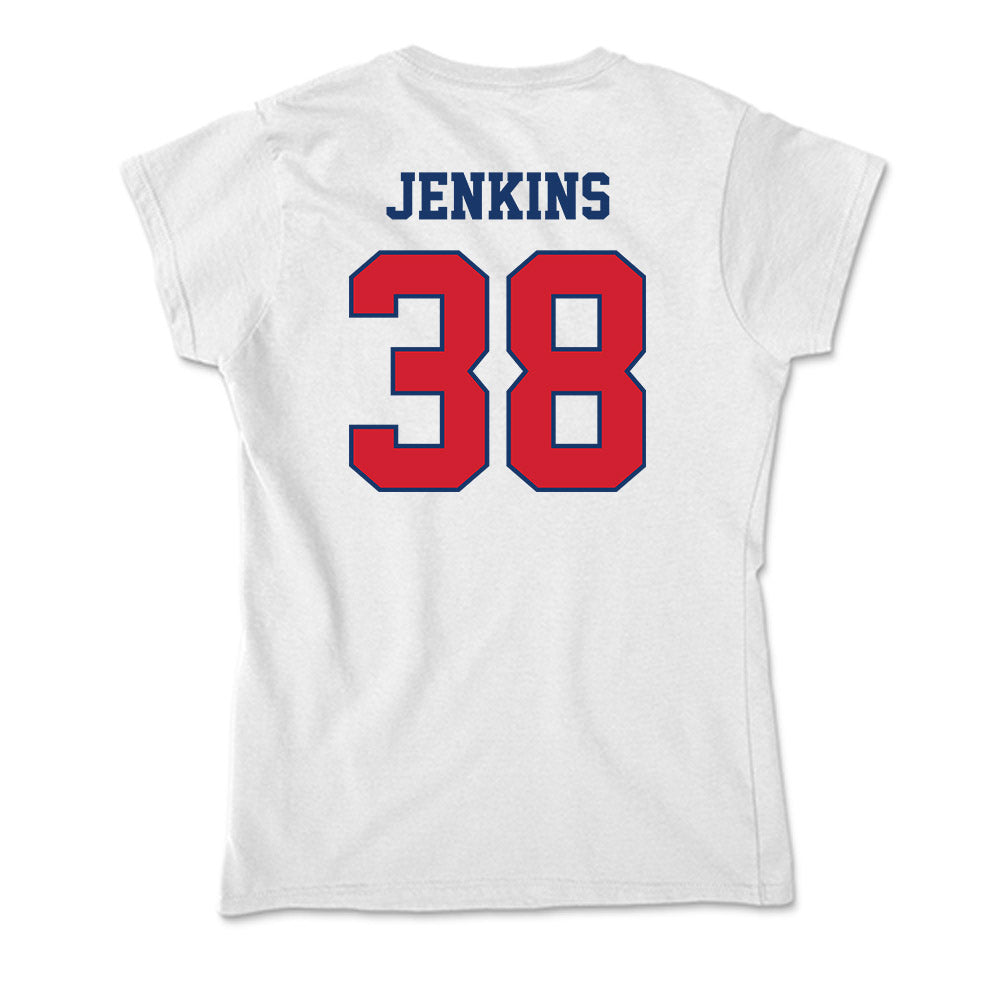 Francis Marion - NCAA Acrobatics & Tumbling : Aniyah Jenkins - Soft Style Women’s T-Shirt-1