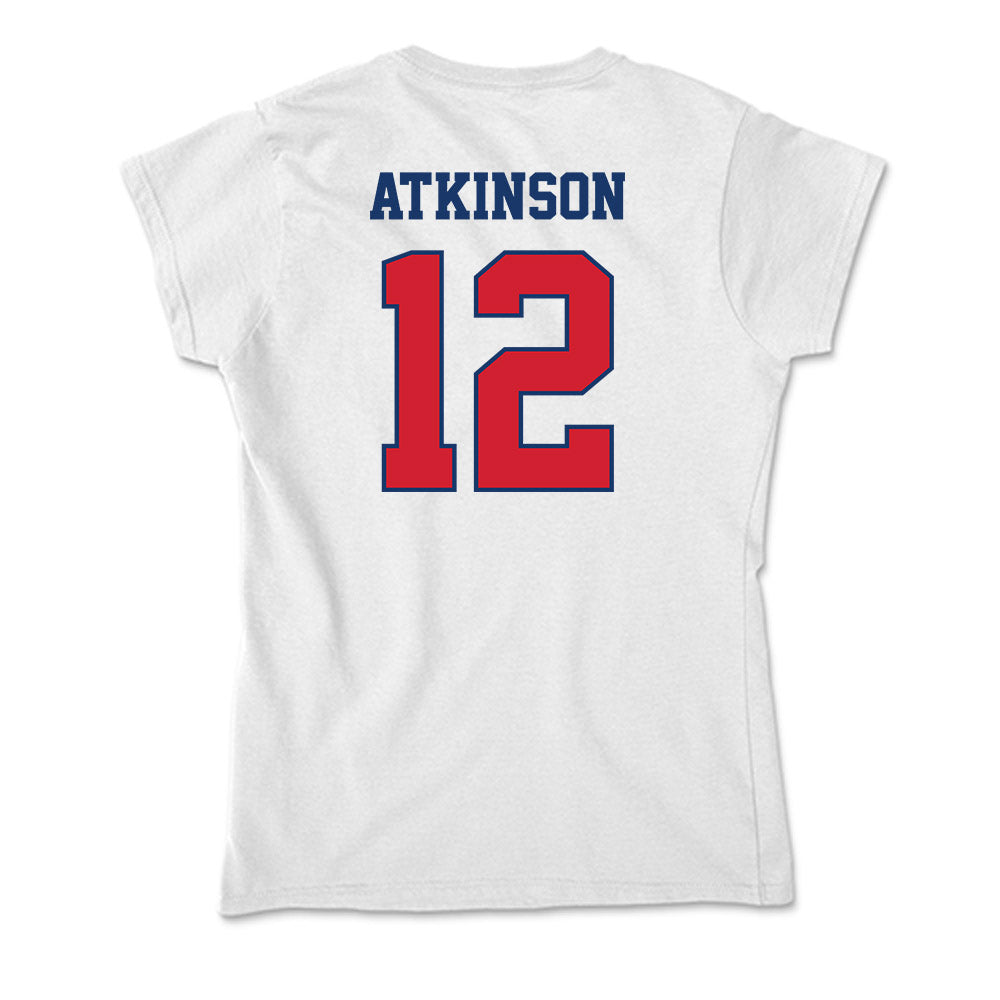 Francis Marion - NCAA Men's Basketball : Alex Atkinson - Soft Style Women’s T-Shirt-1