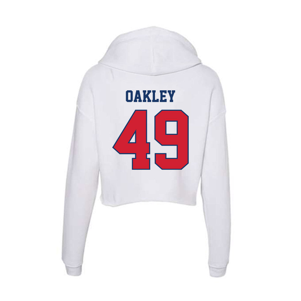 Francis Marion - NCAA Baseball : Caleb Oakley - Women's Crop Fleece Hoodie-1