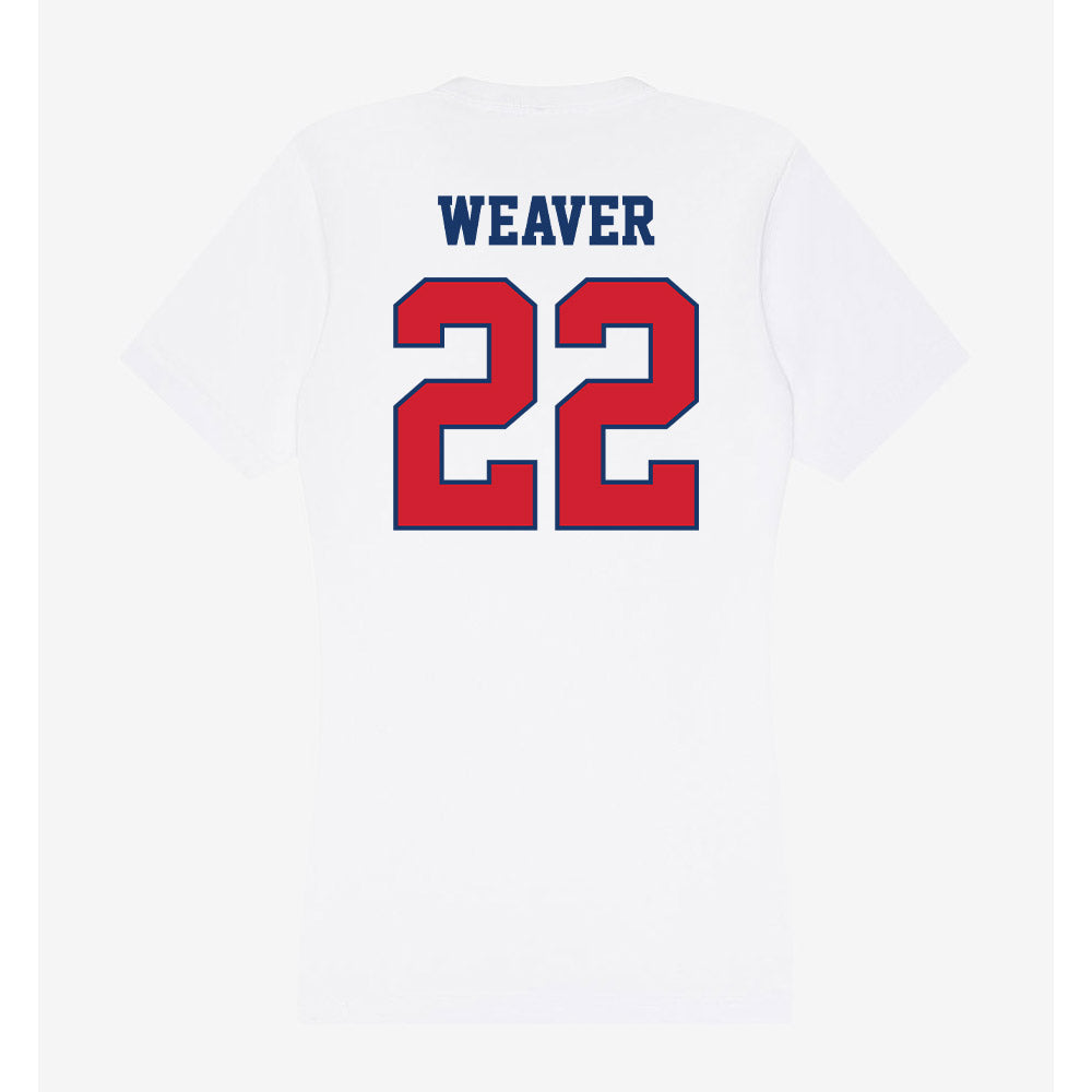 Francis Marion - NCAA Softball : Sydney Weaver - Women's V-Neck T-Shirt-1