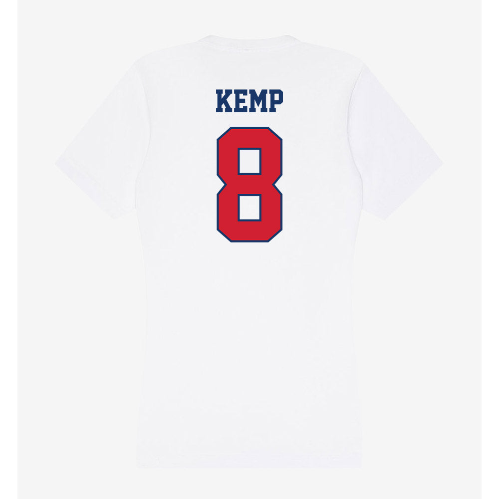 Francis Marion - NCAA Women's Volleyball : Katie Kemp - Women's V-Neck T-Shirt-1