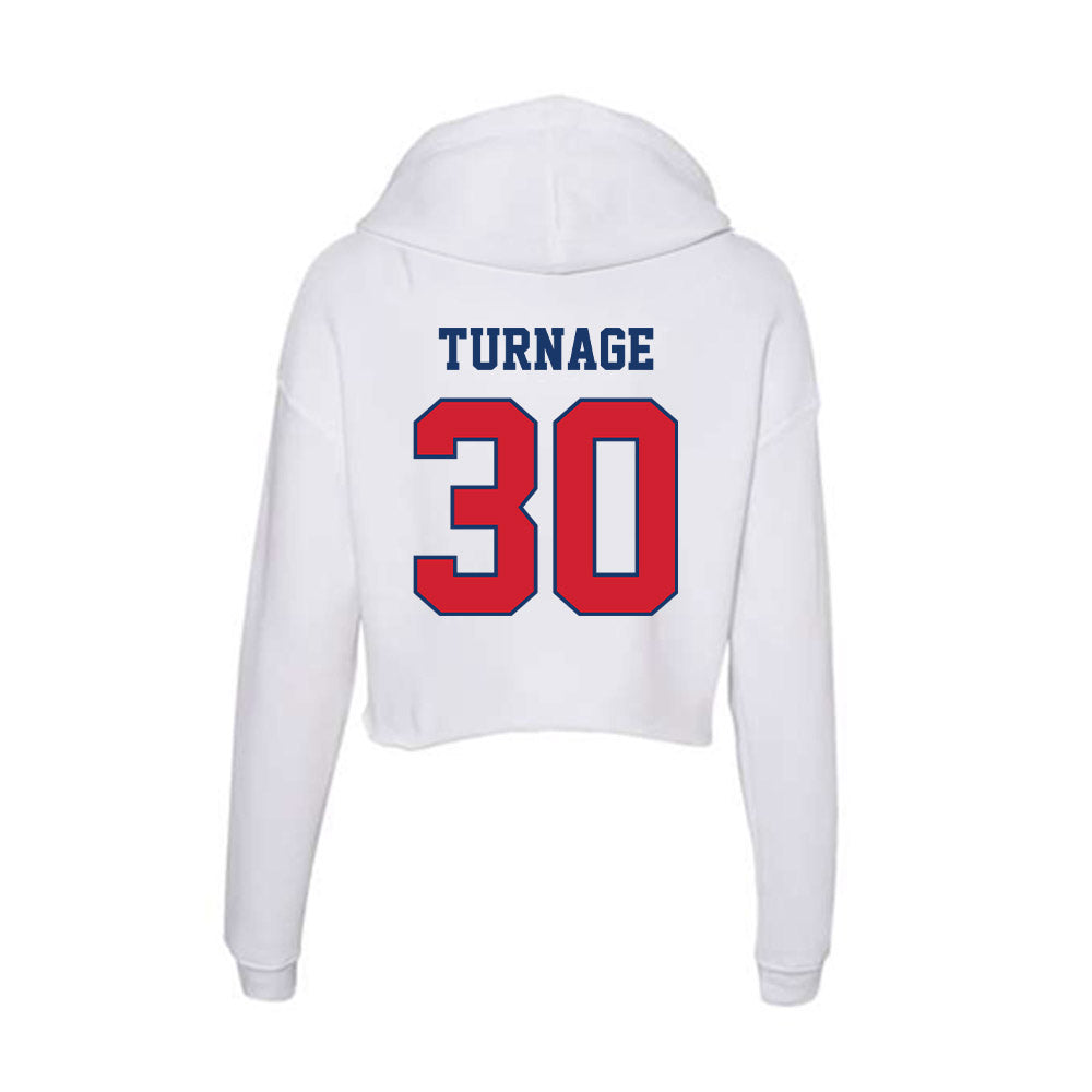 Francis Marion - NCAA Softball : Samantha Turnage - Women's Crop Fleece Hoodie-1