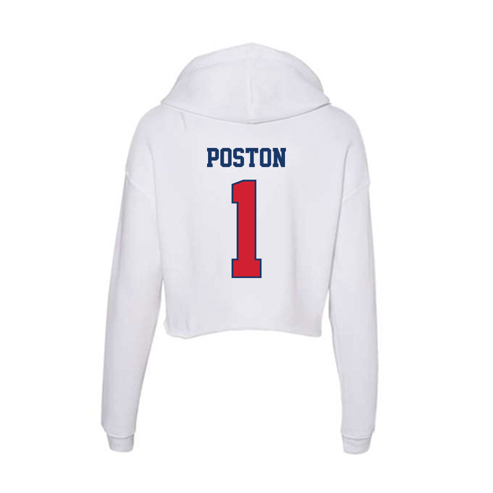 Francis Marion - NCAA Softball : Alyssa Poston - Women's Crop Fleece Hoodie-1
